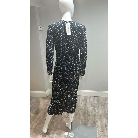 $1895 Jason Wu V-Neck Long Sleeve Floral Print Jersey Dress Size 12 - Picture 8 of 9